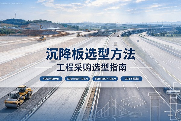 增城沉降板选择方法