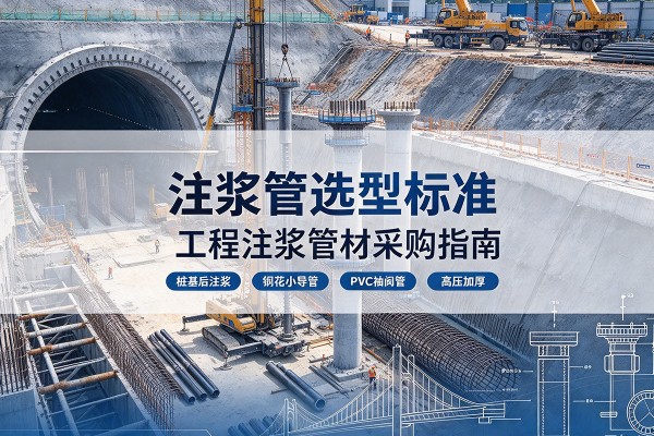 增城注浆管选型标准