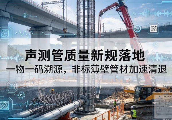 增城声测管质量新规落地，一物一码溯源，非标薄壁管材加速清退