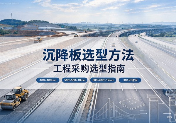 增城沉降板选择方法