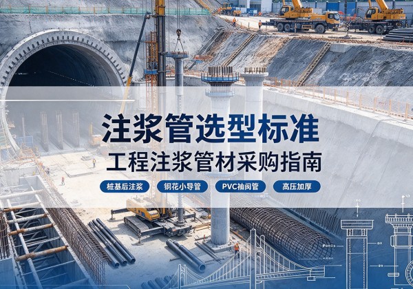 增城注浆管选型标准